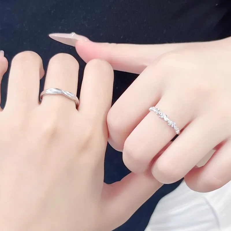NVBBK Sterling Silver Rings Unisex-4