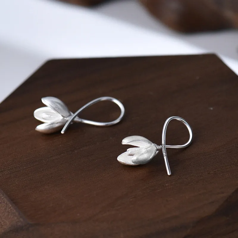 NVBBK Sterling Silver Earrings Women's-1