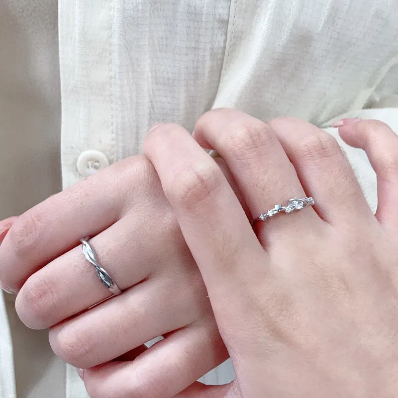 NVBBK Sterling Silver Rings Unisex-4