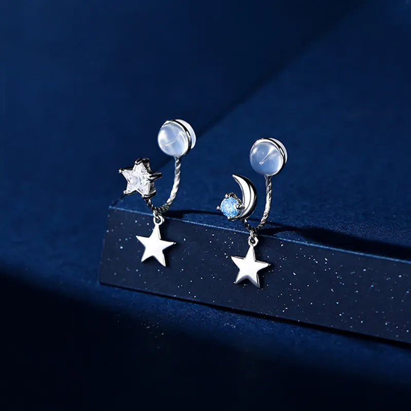 NVBBK S925 Silver Clip On Earrings Women's-3