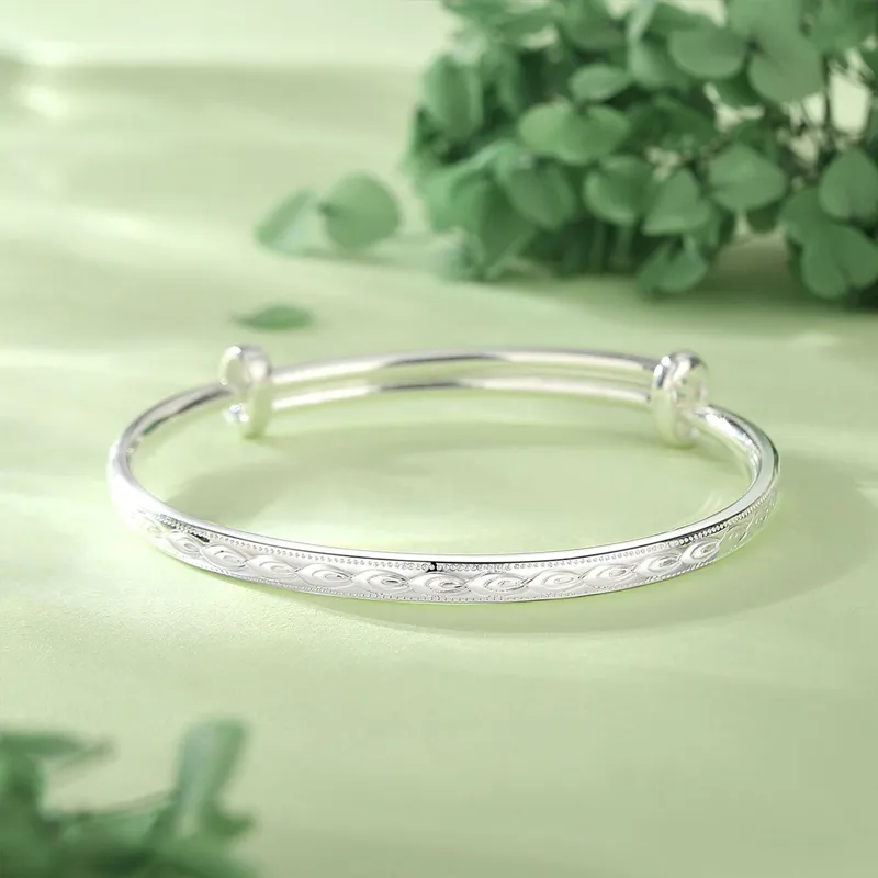 NVBBK Sterling Silver Bangles Women's-2