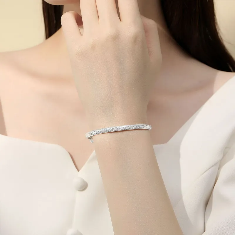 NVBBK Sterling Silver Bangles Women's-3
