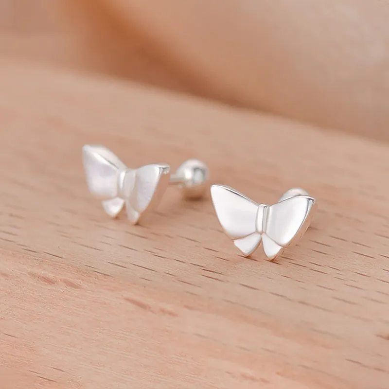NVBBK 999 Fine Silver Stud Earrings Women's-3
