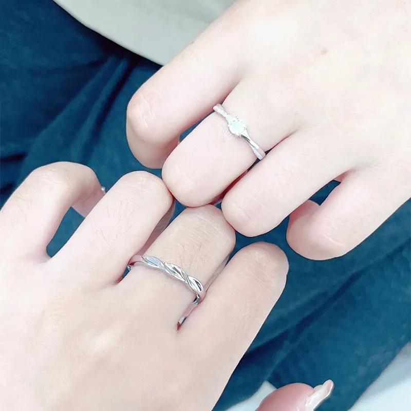 NVBBK Sterling Silver Rings Unisex-3