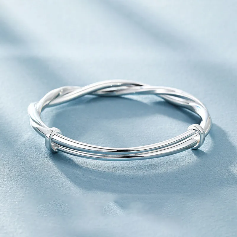 NVBBK Sterling Silver Bangle For Women's Women's-3