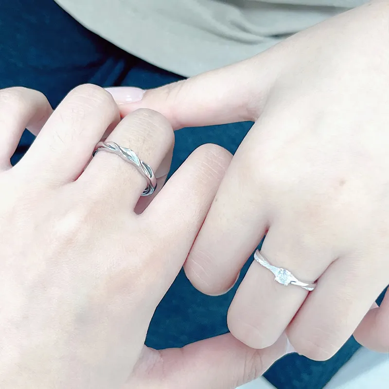 NVBBK Sterling Silver Rings Unisex-2