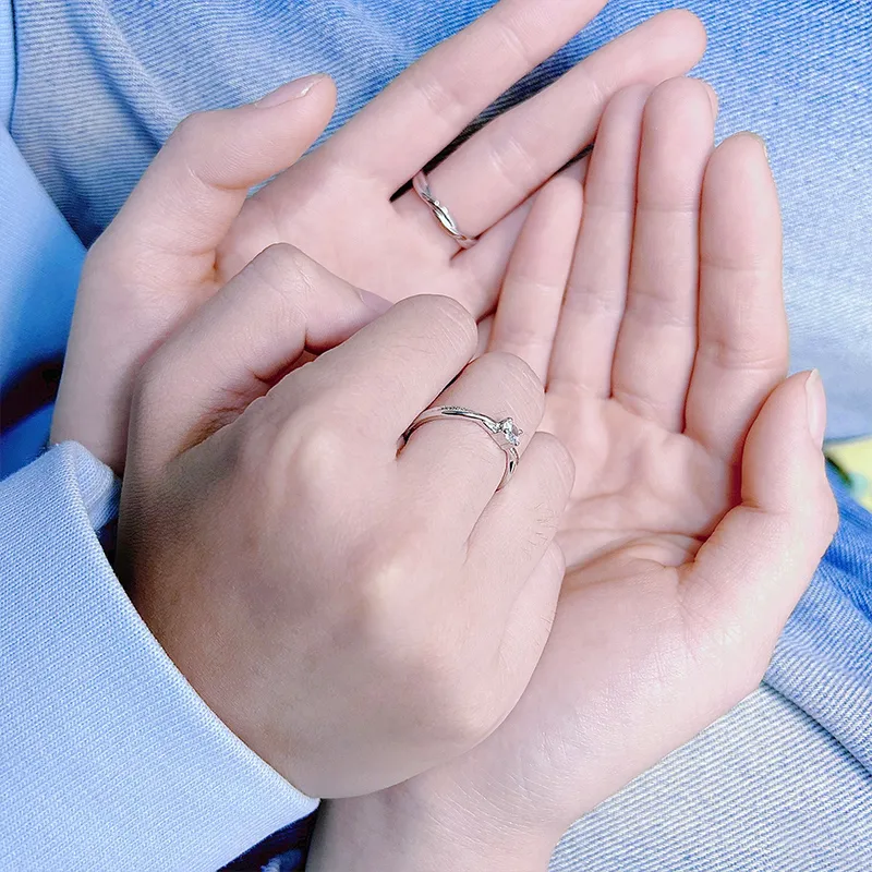 NVBBK Sterling Silver Rings Unisex-4