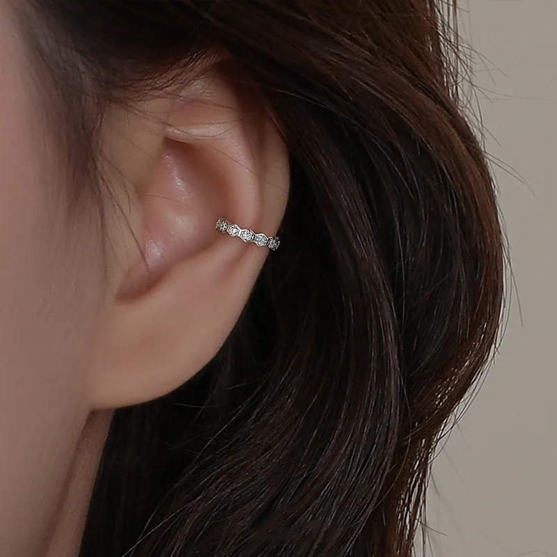 NVBBK S925 Silver Clip On Earrings Women's-6