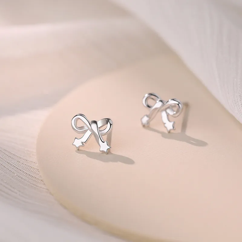 NVBBK S 999 Fine Silver Stud Earrings Women's-1