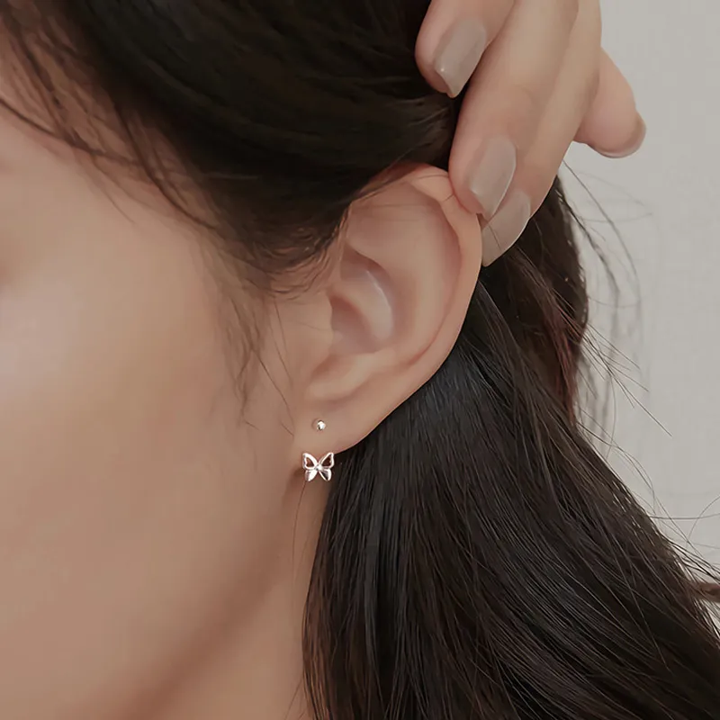 NVBBK Sterling Silver Earrings Women's-4