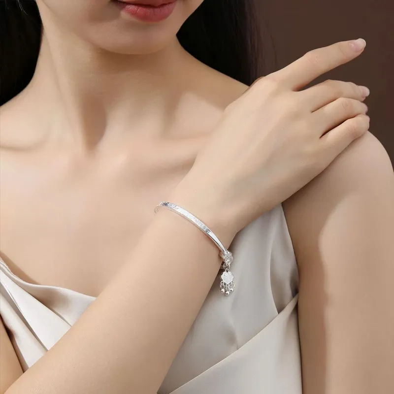 NVBBK 999 Fine Silver Bangles Women's-4