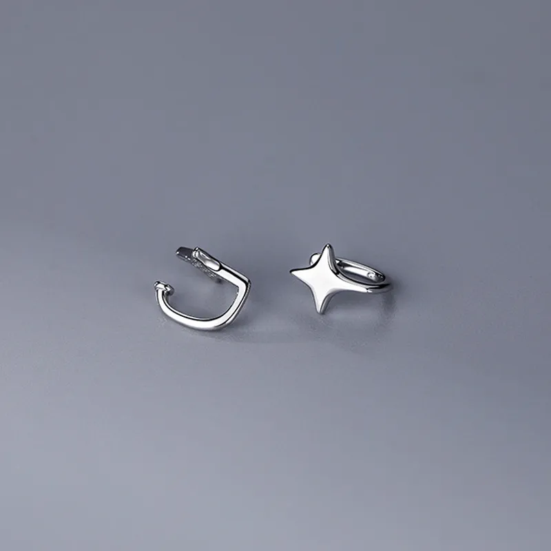 NVBBK S925 Silver Clip On Earrings Women's-3