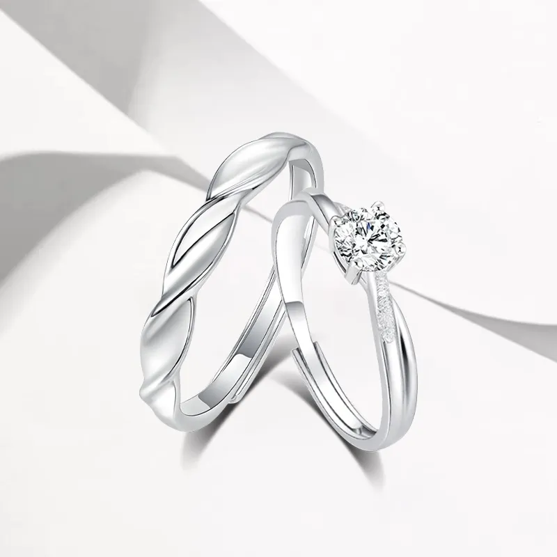 NVBBK Sterling Silver Rings Unisex-1