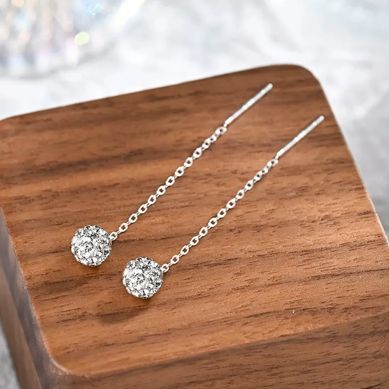 NVBBK Sterling Silver Drop Earrings Women's-2