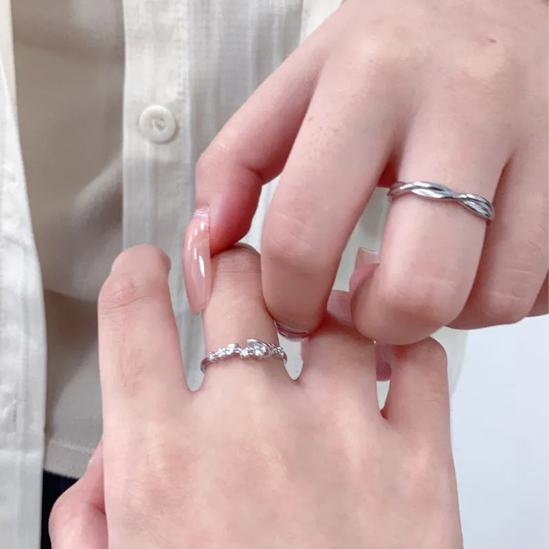 NVBBK Sterling Silver Rings Unisex-2