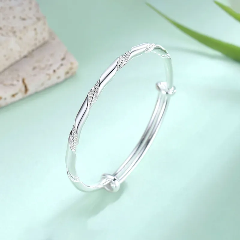 NVBBK Sterling Silver Bangles Women's-2