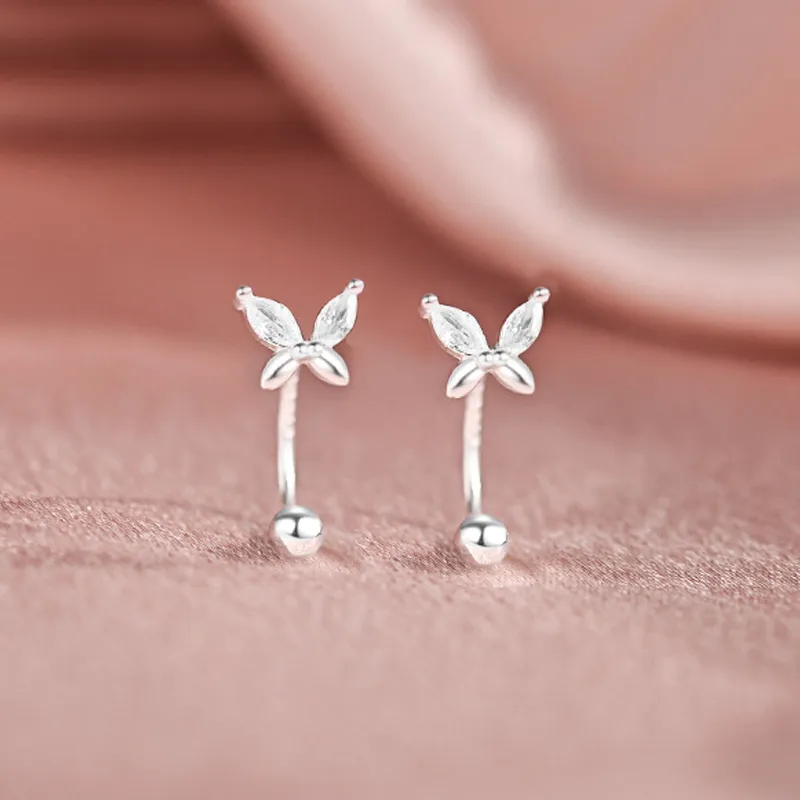 NVBBK Sterling Silver Earrings Women's-2