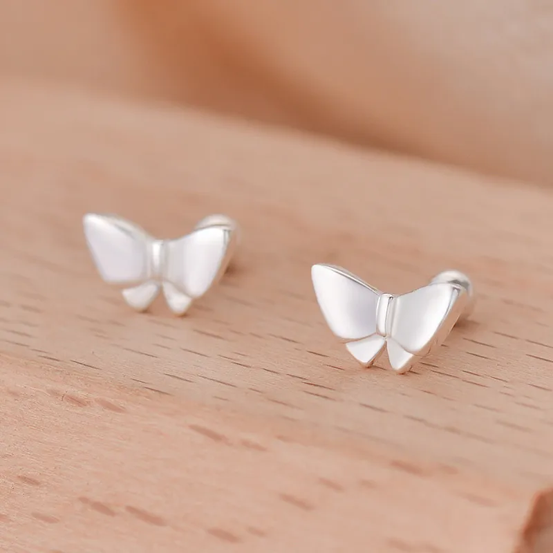 NVBBK 999 Fine Silver Stud Earrings Women's-1