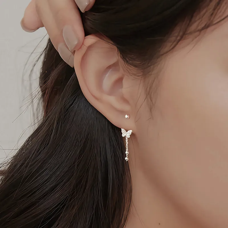 NVBBK Sterling Silver Earrings Women's-5