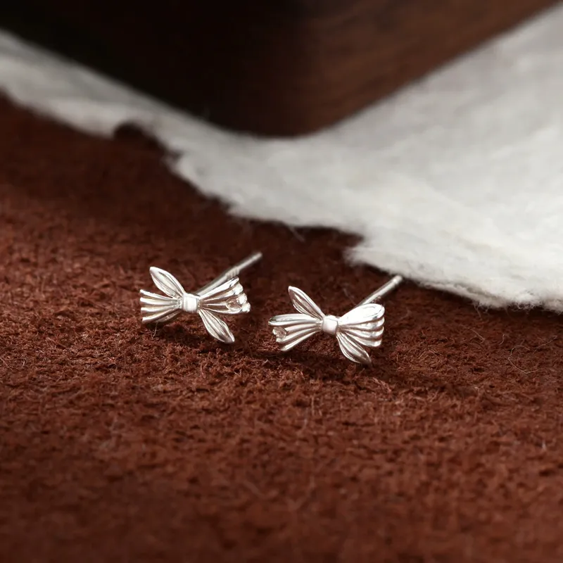 NVBBK 999 Fine Silver Stud Earrings Women's-1