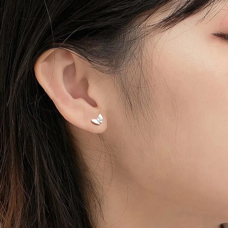 NVBBK 999 Fine Silver Stud Earrings Women's-5