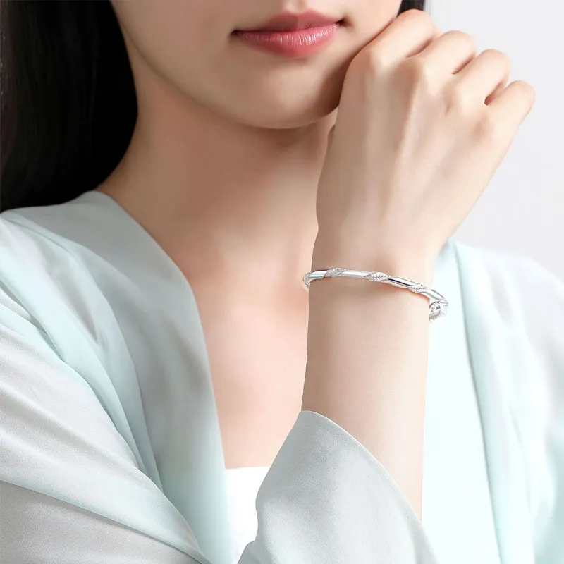 NVBBK Sterling Silver Bangles Women's-3