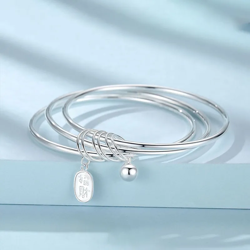 NVBBK Sterling Silver Bangles Women's-1