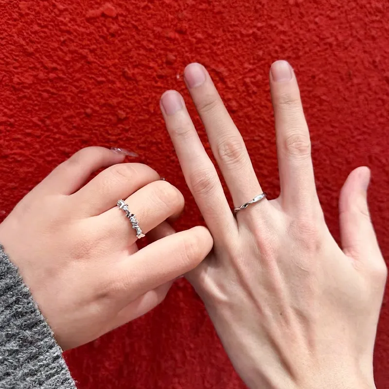 NVBBK Sterling Silver Rings Unisex-3