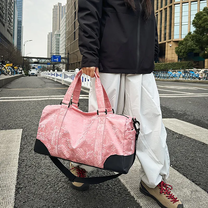 MOK Membrana Dermalis Travel Bag Unisex White/Gray/Black/Pink-11