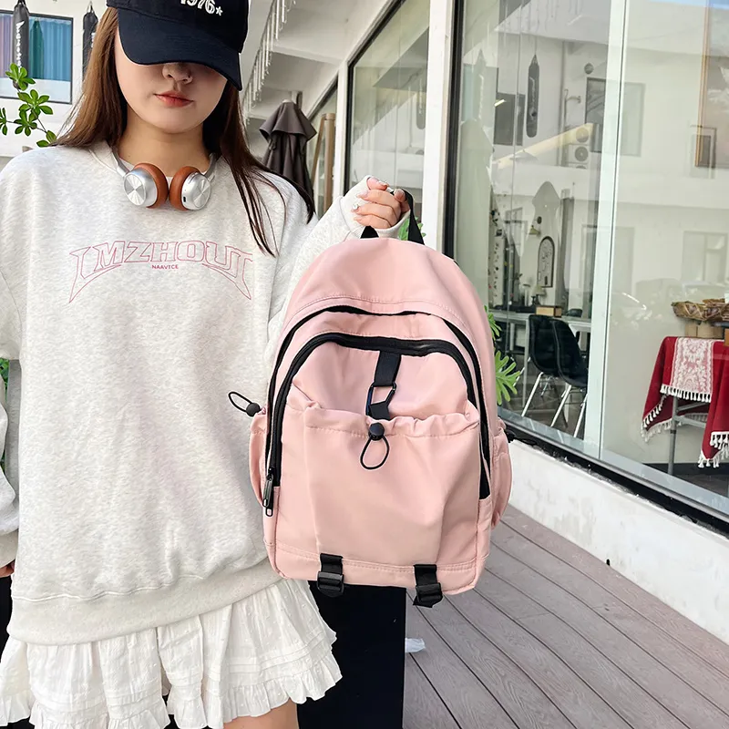 MOK Nylon Backpack Regular Unisex Multicolor-9