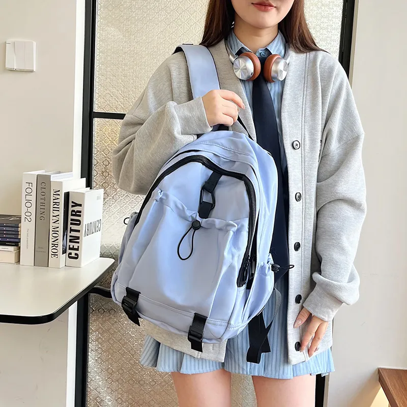 MOK Nylon Backpack Regular Unisex Multicolor-14