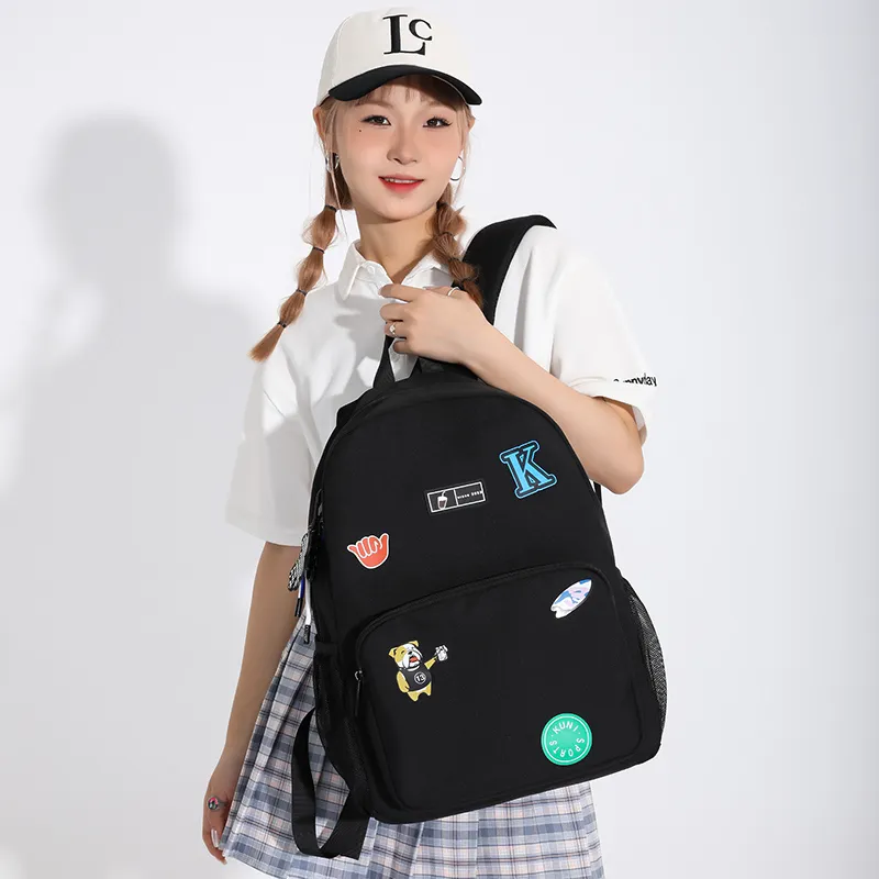 MOK Oxford Backpack Women's Black-2