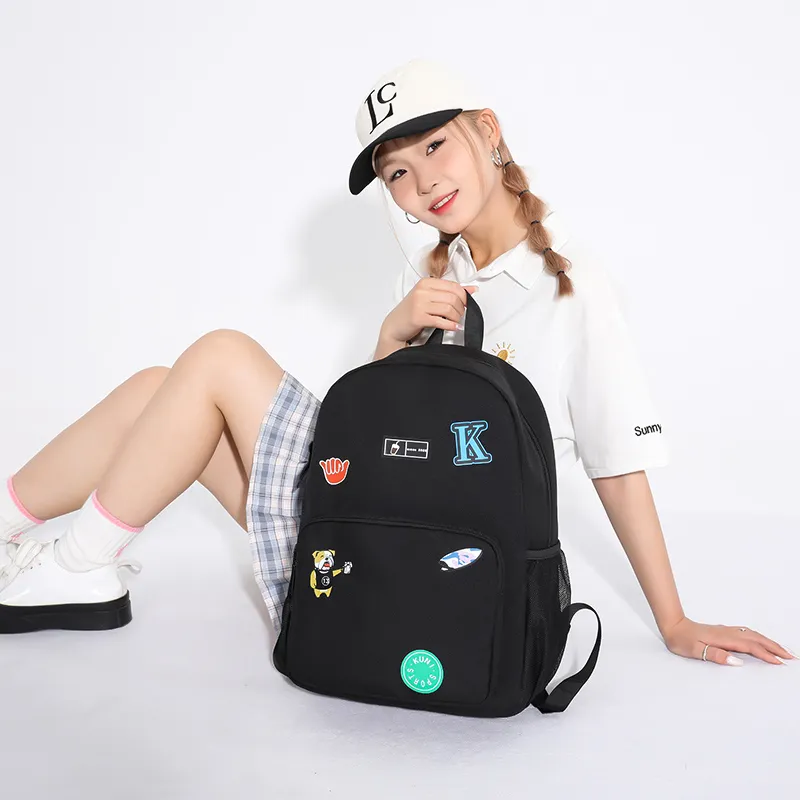 MOK Oxford Backpack Women's Black-1