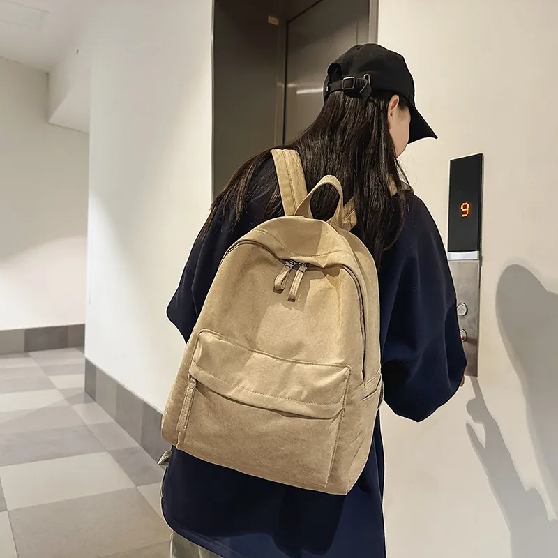 MOK Nylon Backpack Regular Unisex Multicolor-12