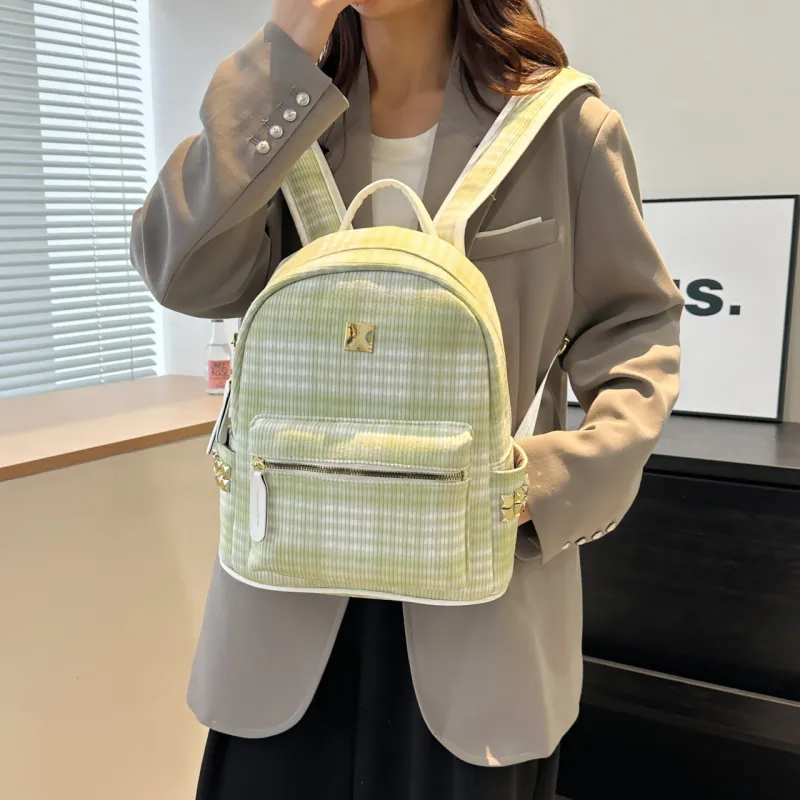 MOK PU Backpack Regular Women's Multicolor-17