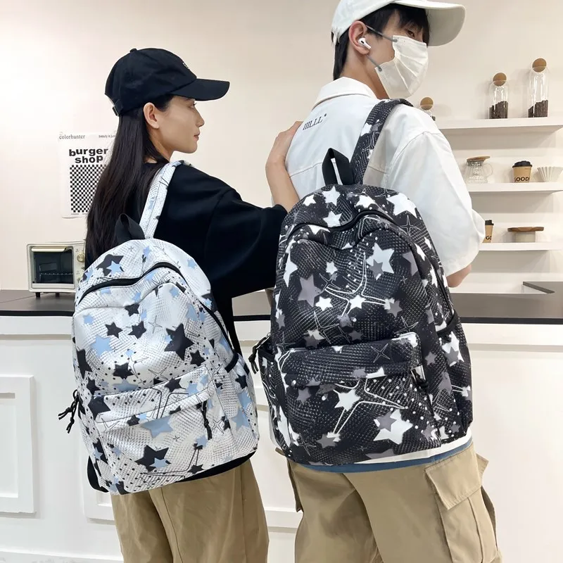 MOK Nylon Backpack Unisex Multicolor-7