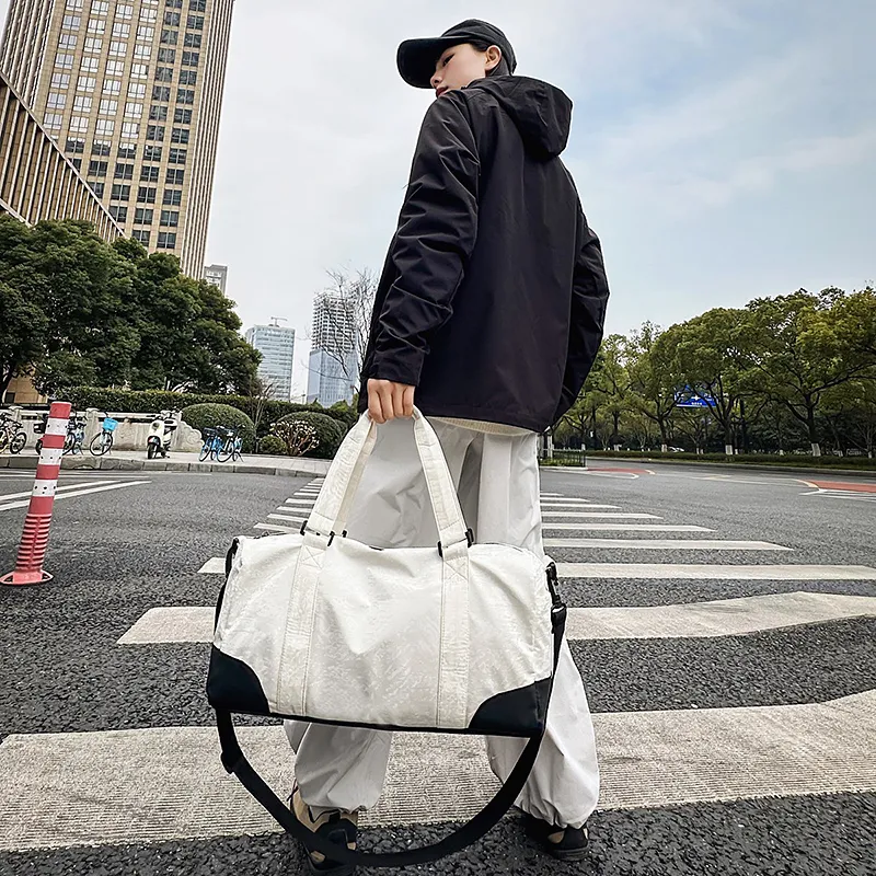 MOK Membrana Dermalis Travel Bag Unisex White/Gray/Black/Pink-1