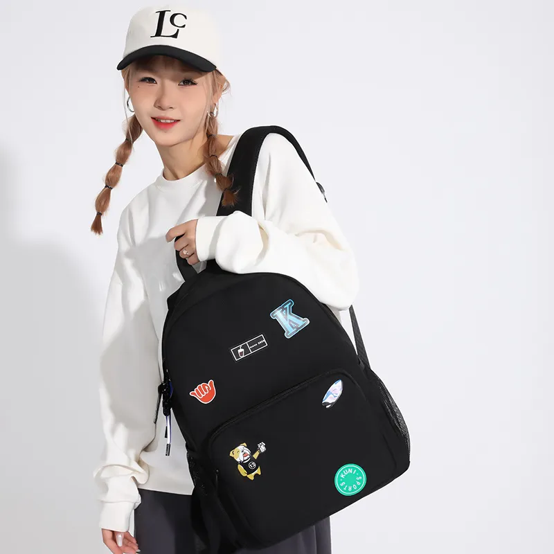 MOK Oxford Backpack Women's Black-5