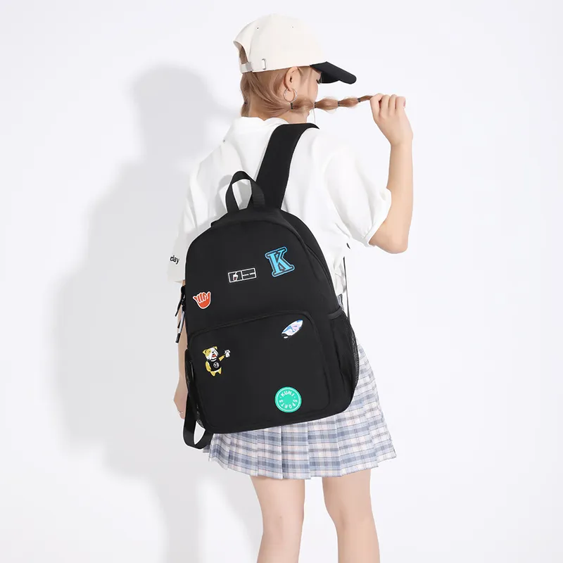 MOK Oxford Backpack Women's Black-4