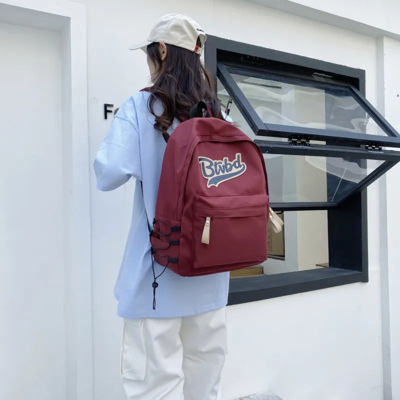 MOK Composite Cloth Backpack Regular Unisex White/Black/Red/Blue-5