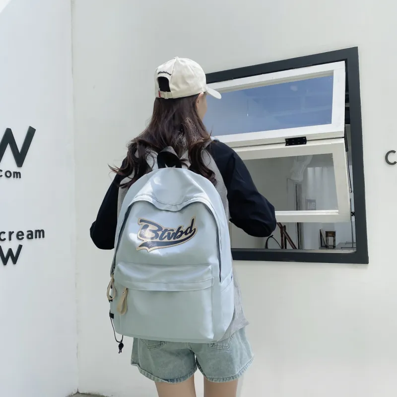 MOK Composite Cloth Backpack Regular Unisex White/Black/Red/Blue-8