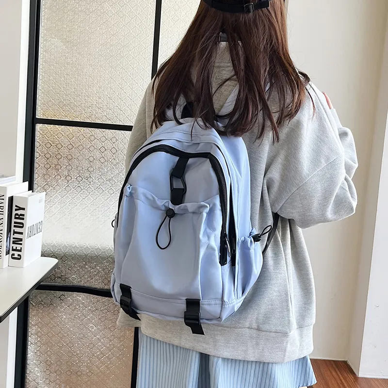 MOK Nylon Backpack Regular Unisex Multicolor-16