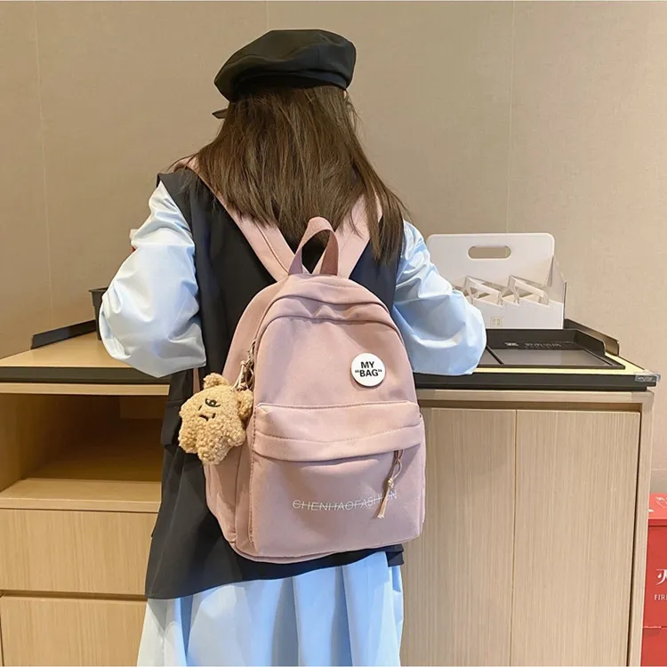 MOK Nylon Backpack Regular Unisex Multicolor-10