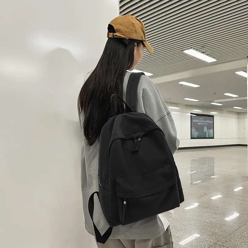 MOK Nylon Backpack Regular Unisex Multicolor-6