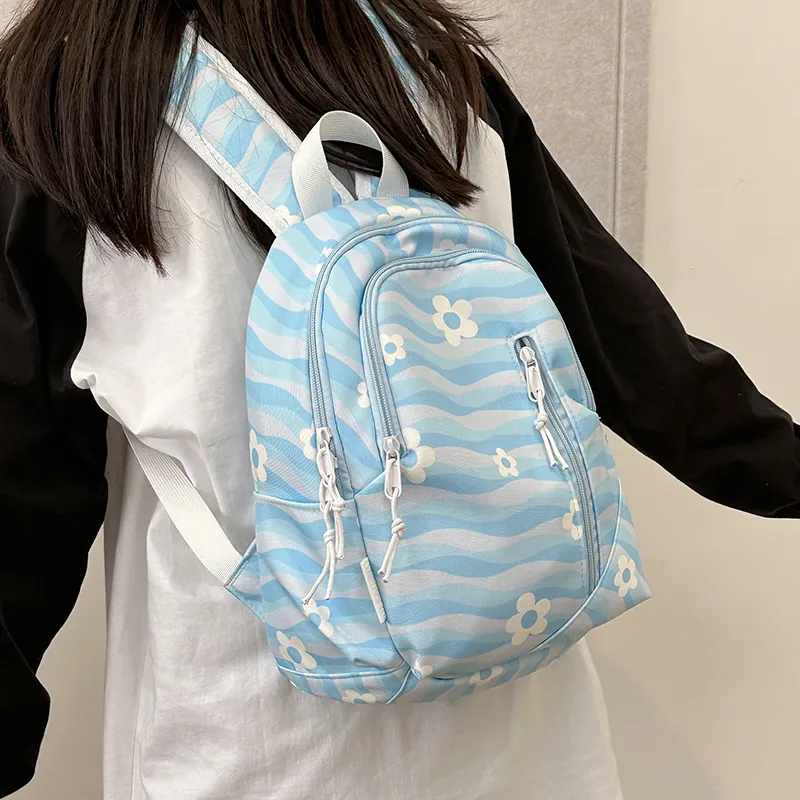 MOK Nylon Backpack Regular Women's Black/Pink/Orange/Khaki/Blue-13