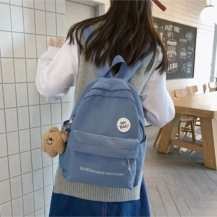 MOK Nylon Backpack Regular Unisex Multicolor-6