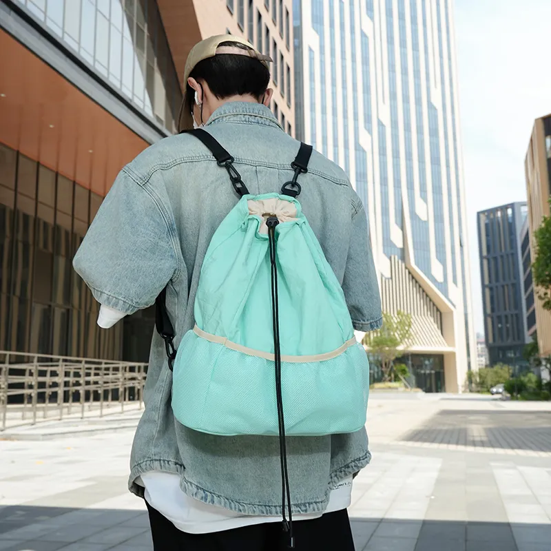 MOK Washed Cloth Backpack Unisex-1