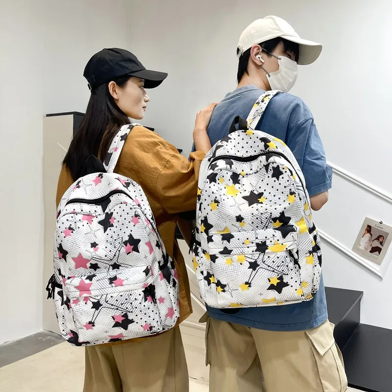 MOK Nylon Backpack Unisex Multicolor-1
