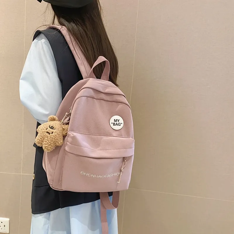 MOK Nylon Backpack Regular Unisex Multicolor-11