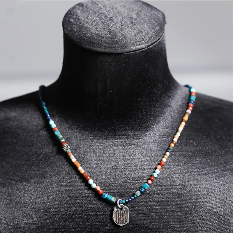 7IN 925 Sterling Silver Necklaces Unisex-1